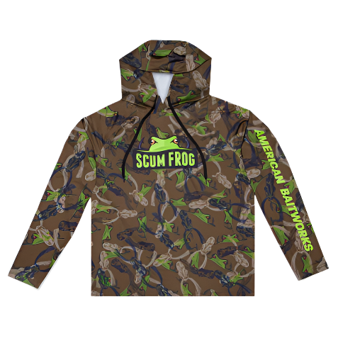 Scum Frog Camo Long-Sleeve Performance Hoodie