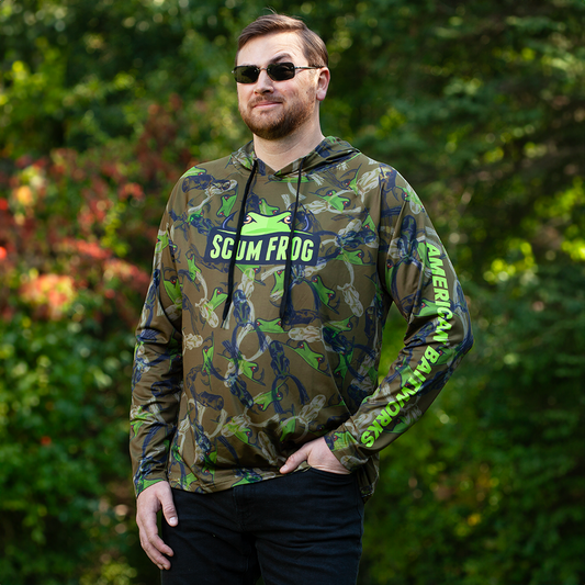 Scum Frog Camo Long-Sleeve Performance Hoodie