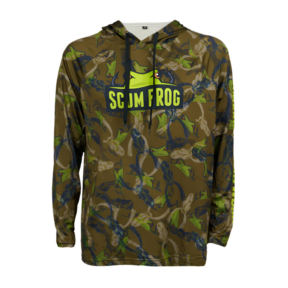 Scum Frog Camo Long-Sleeve Performance Hoodie