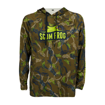 Scum Frog Camo Long-Sleeve Performance Hoodie