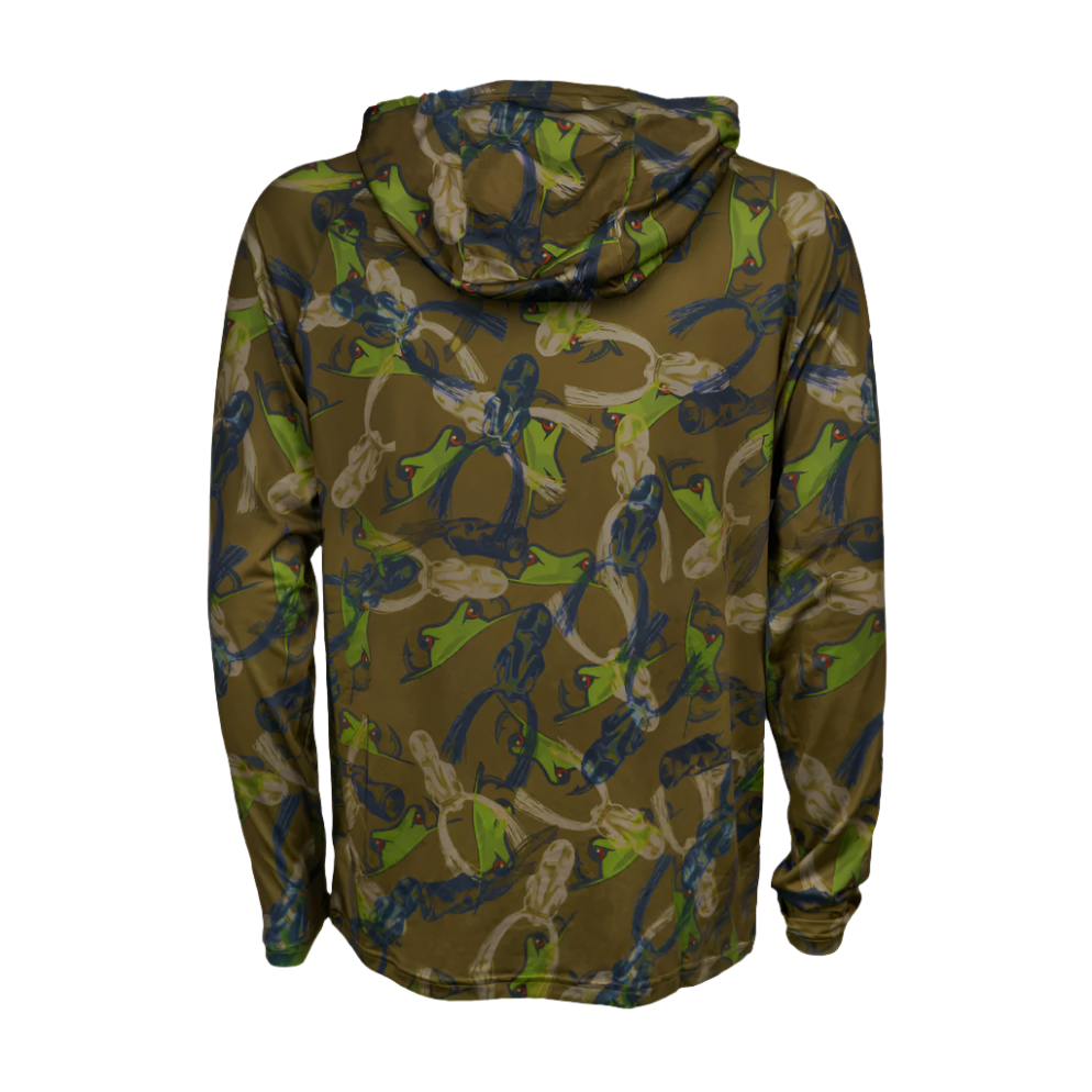 Scum Frog Camo Long-Sleeve Performance Hoodie